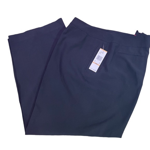 AK ANNE KLEIN NWT PLUS SIZE CONCORD BLACK PANTS STRETCH 24W - Picture 12 of 15